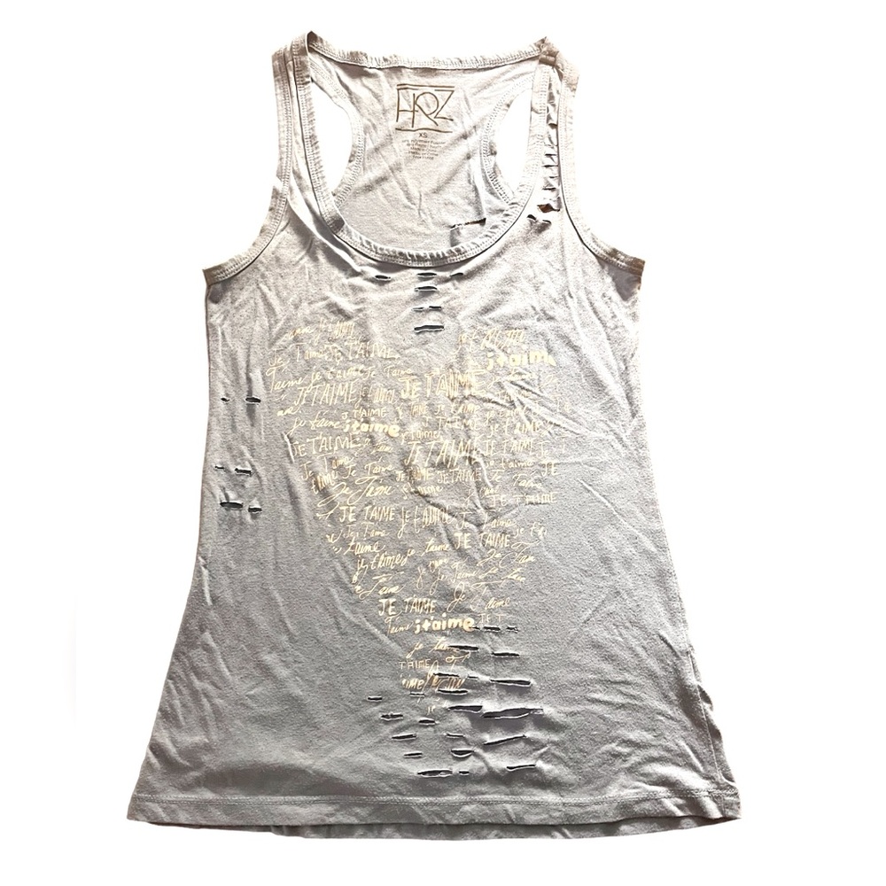 “JE T’AIME” Racerback Tank Top